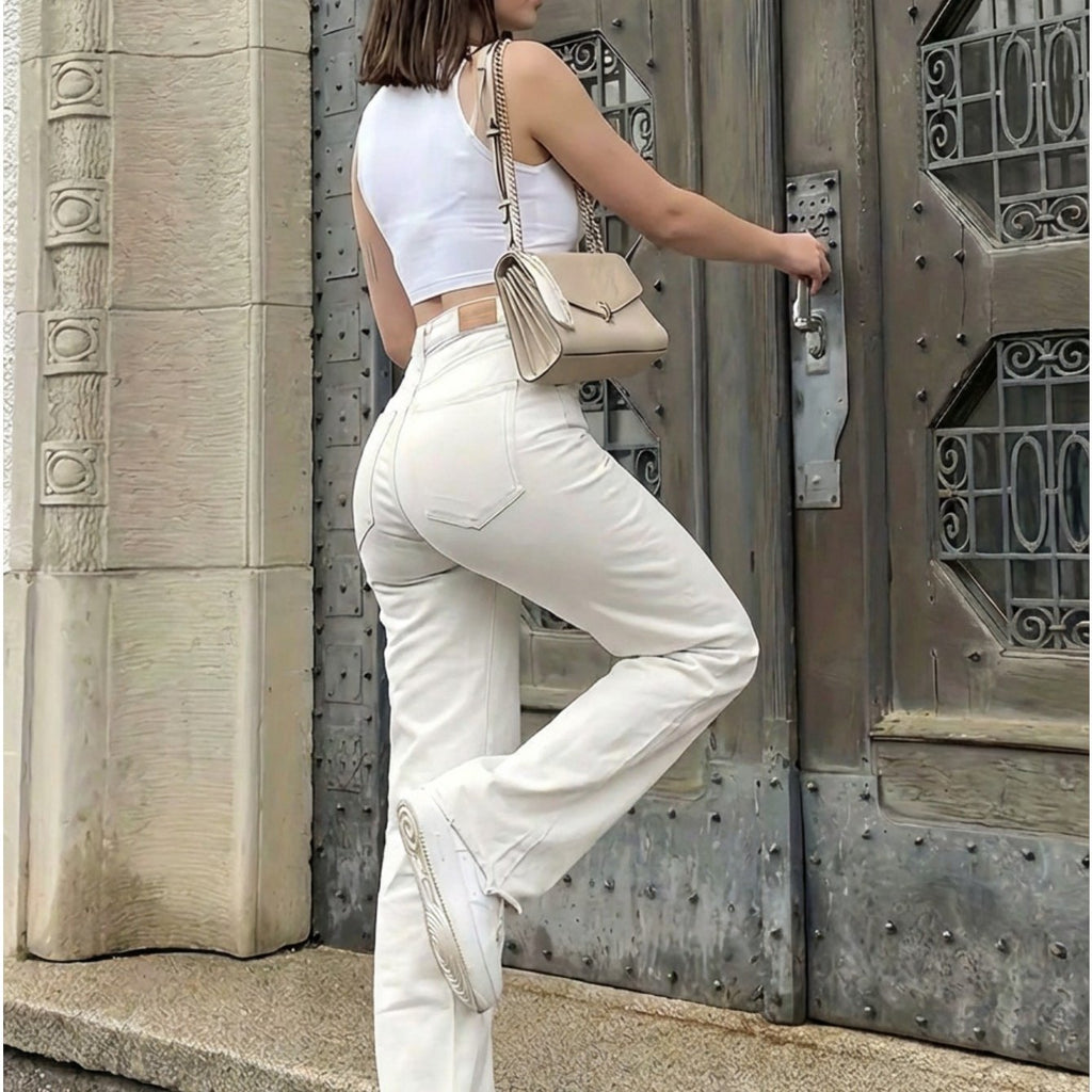 Straight Denim Jeans