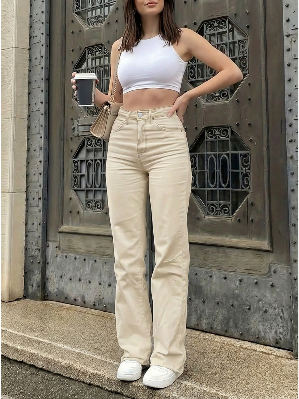 Straight Denim Jeans