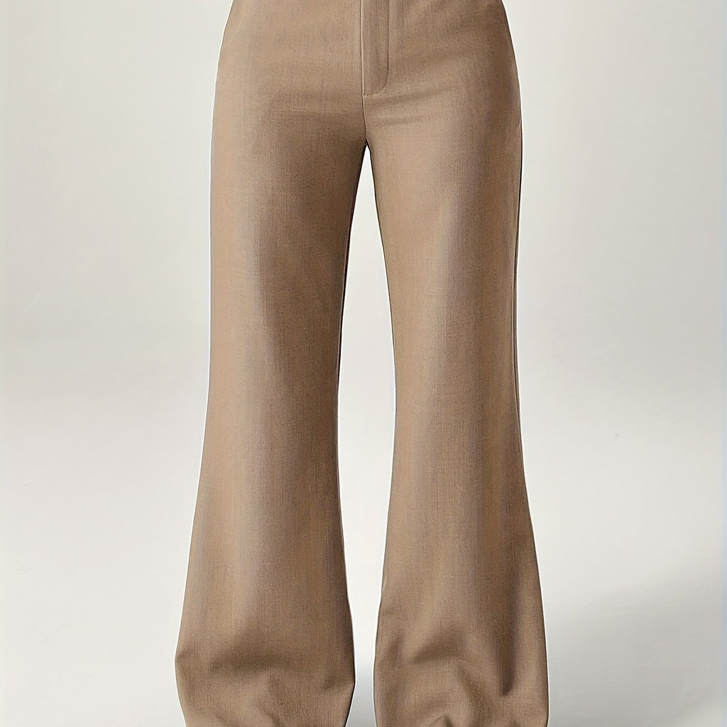 Khaki Vintage Flare Pants