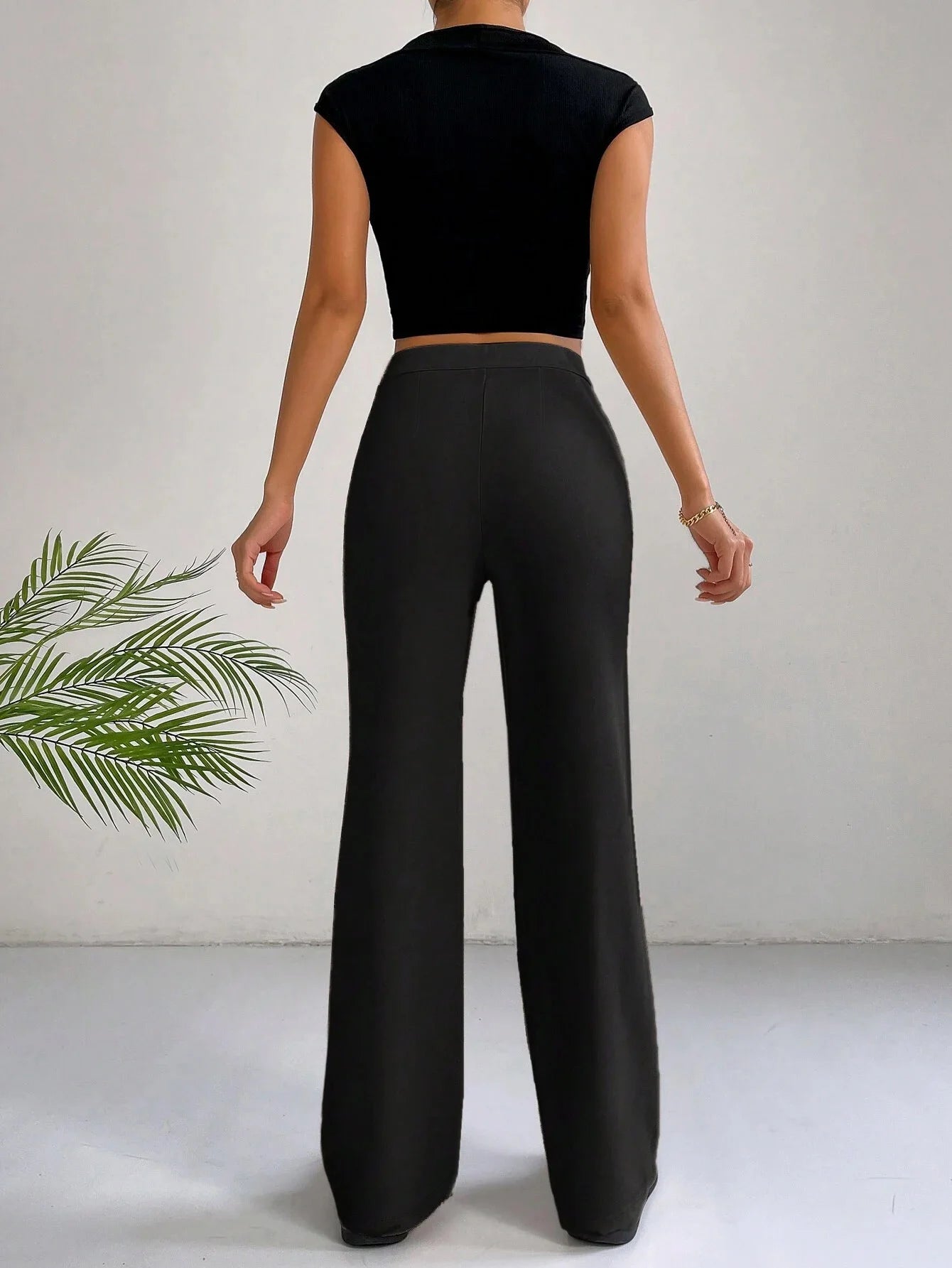 Women’s High-Waist Straight Pants