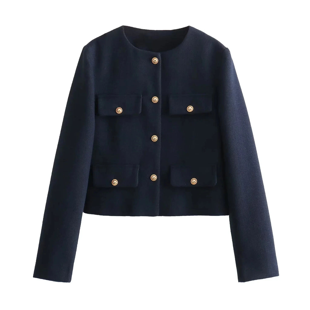 Elegant Cropped Jacket