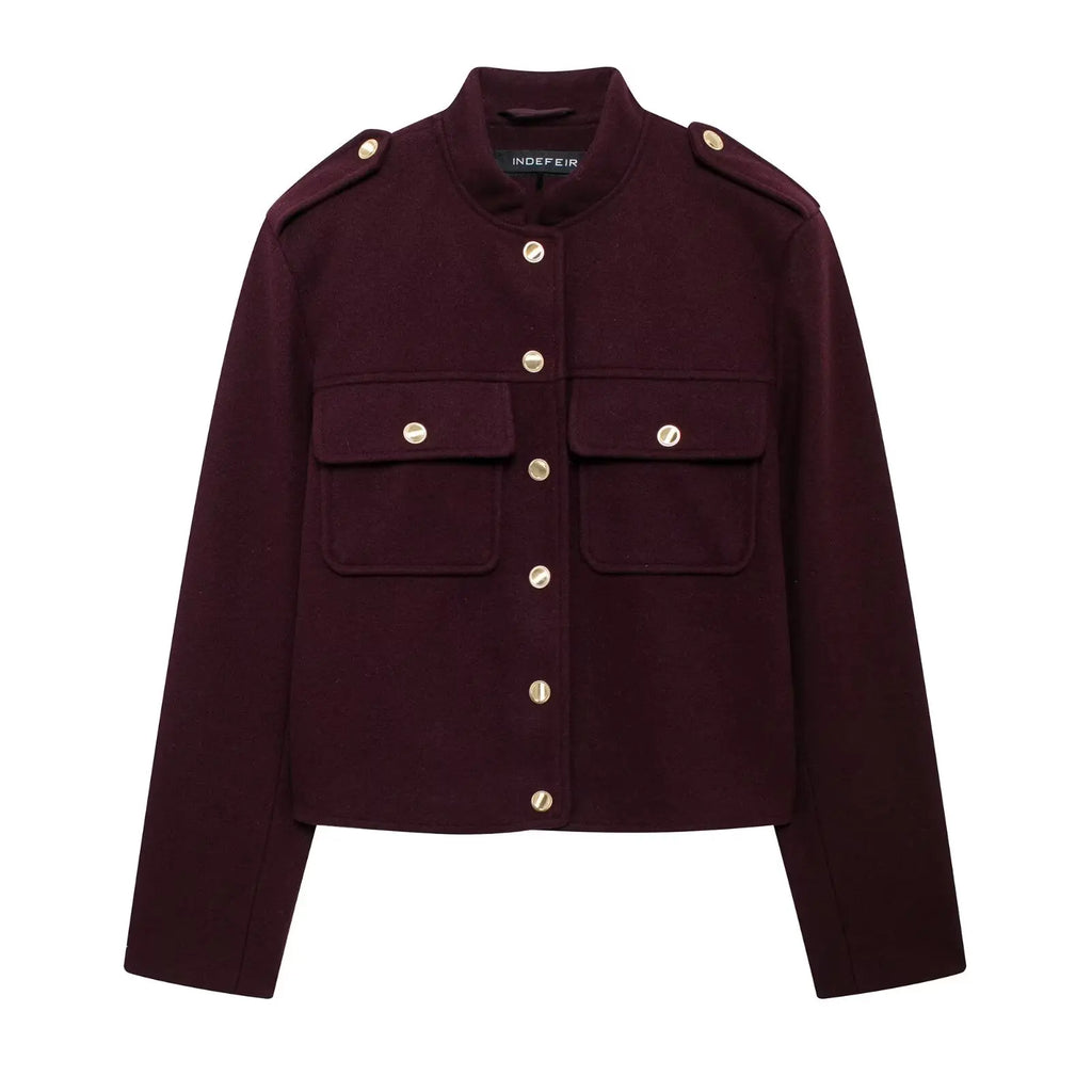 Tweed Bomber Jacket
