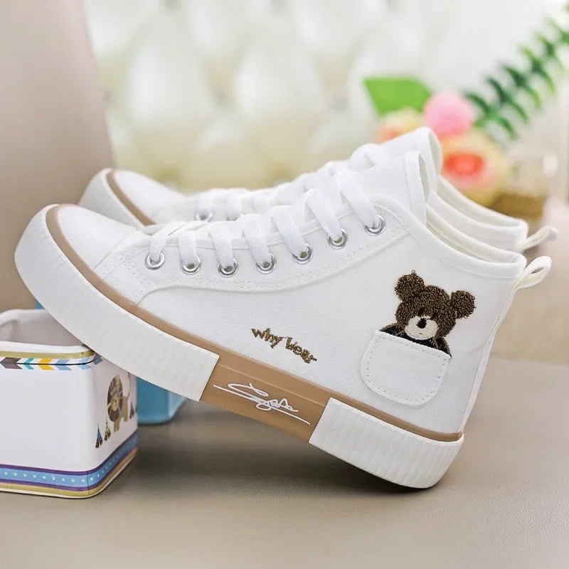 Women’s High-Top Canvas Sneakers