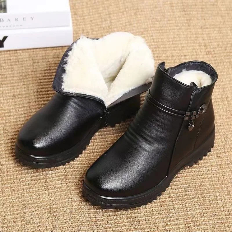 Women’s Platform Biker Booties
