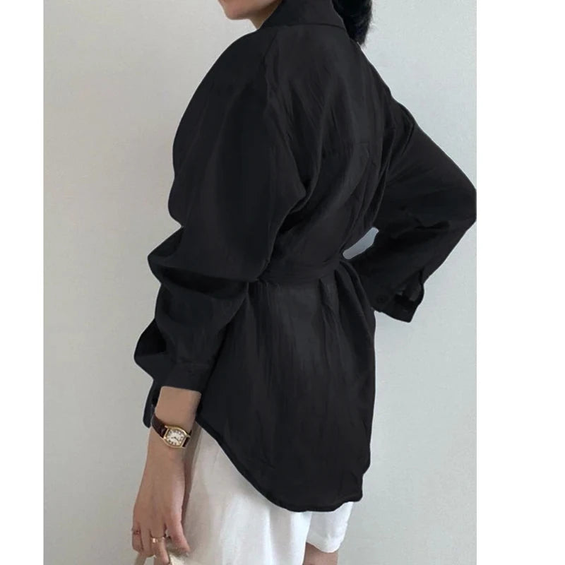 Irregular Long Sleeve Shirt