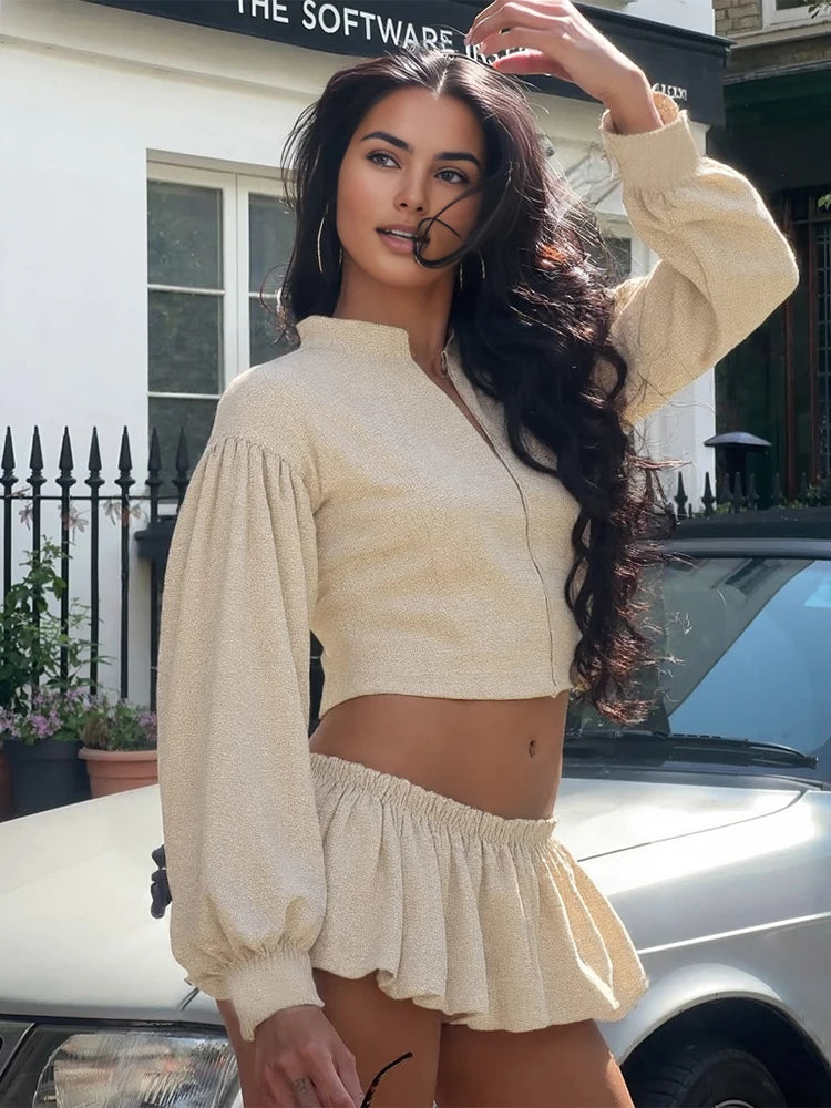 Women’s Striped Streetwear Set