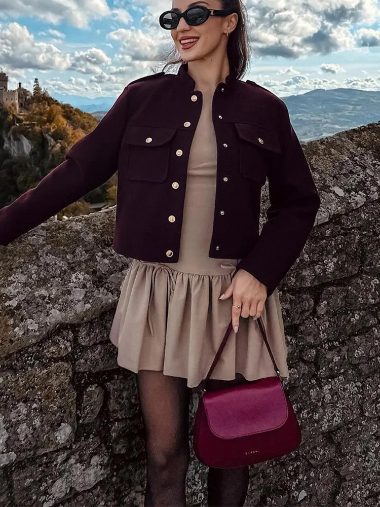 Tweed Bomber Jacket