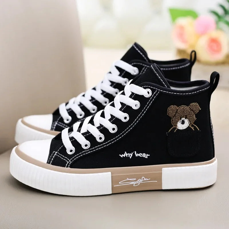 Women’s High-Top Canvas Sneakers
