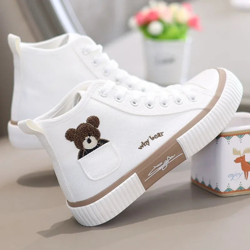 Women’s High-Top Canvas Sneakers