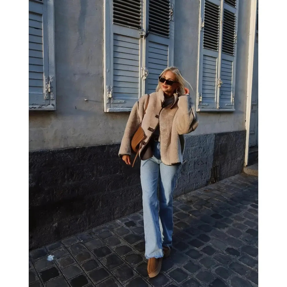 Turtleneck Fleece Jacket