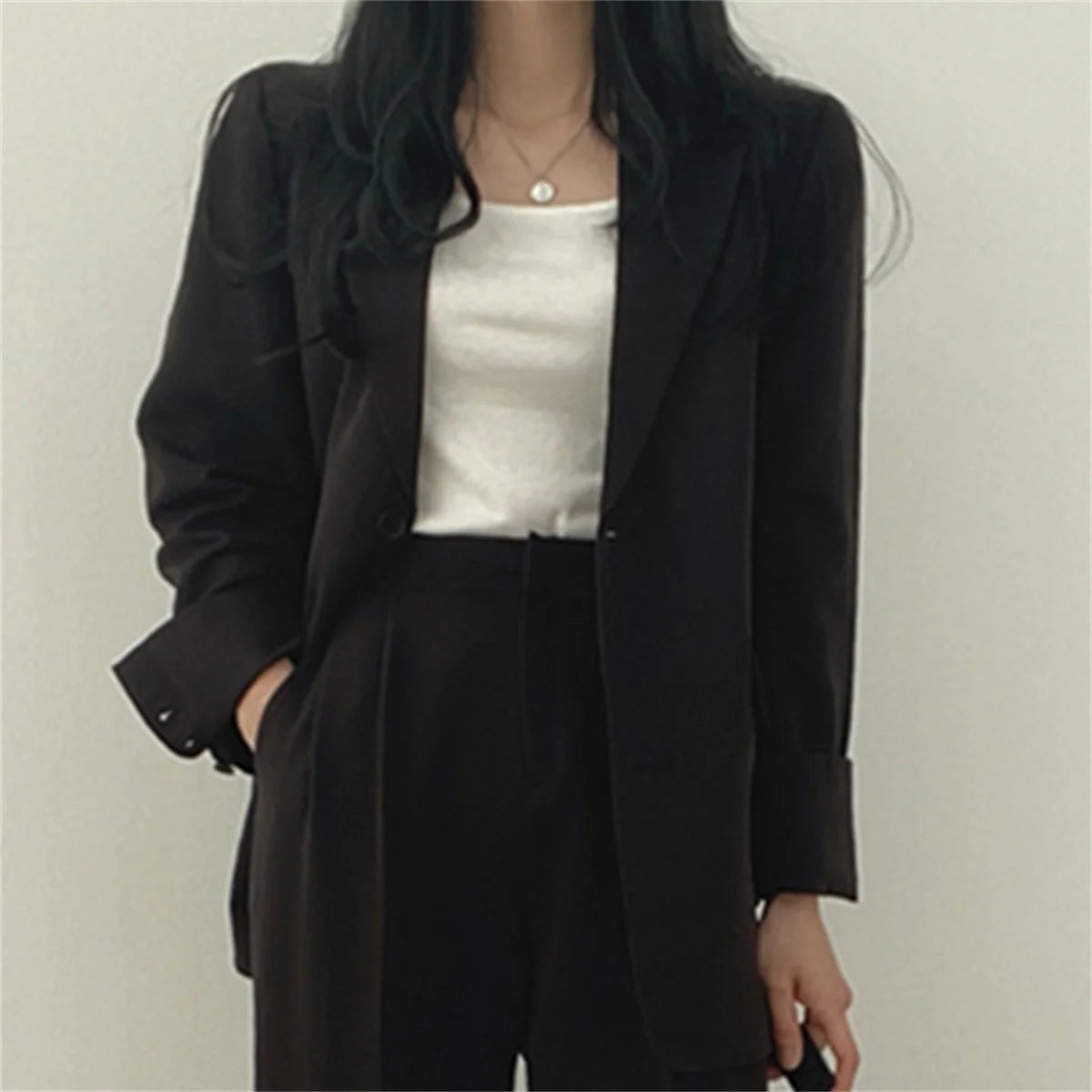 Office Blazer Pants Set