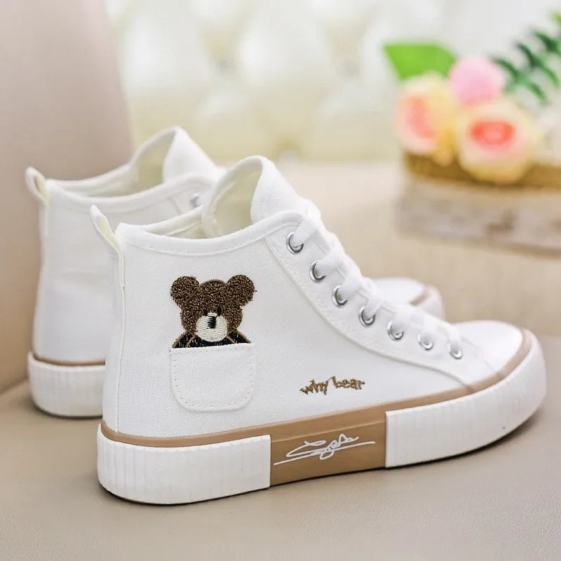 Women’s High-Top Canvas Sneakers