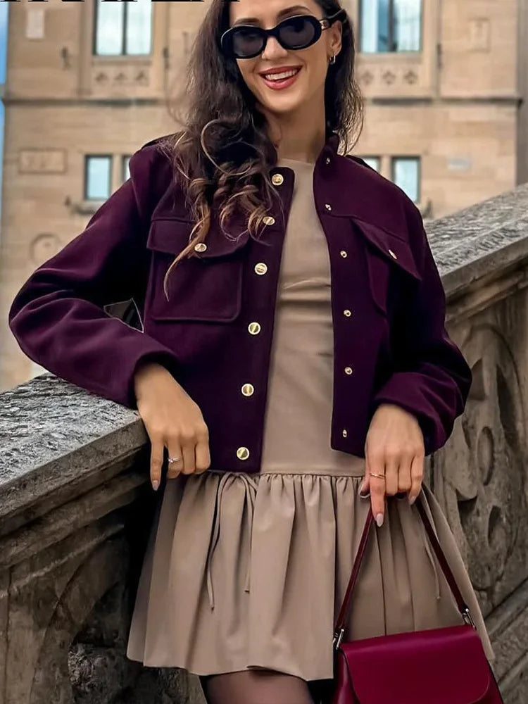 Tweed Bomber Jacket