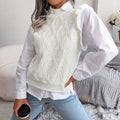 Women’s Ruffle Knit Sweater Vest