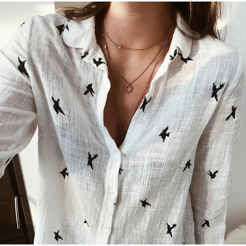 Printed Cotton Shirt