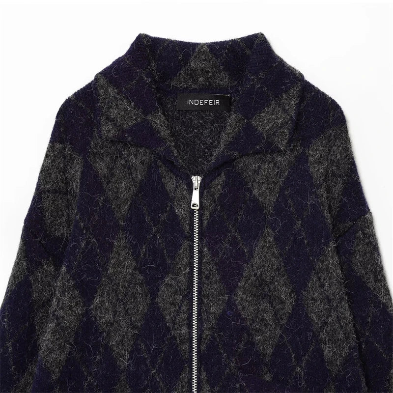 Diamond Knit Pilot Jacket