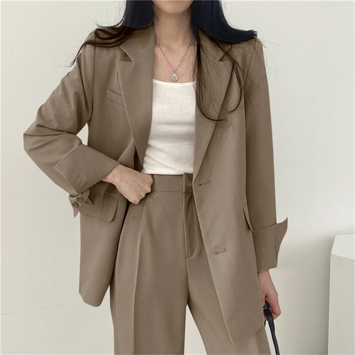 Office Blazer Pants Set