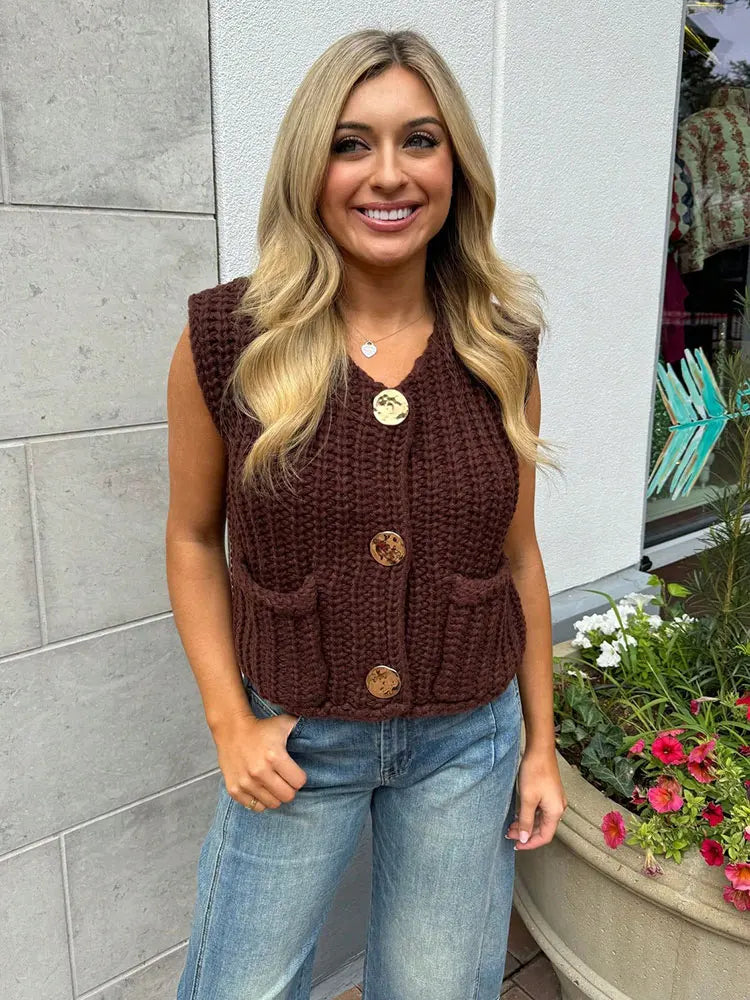 Women’s Vintage Knit Vest