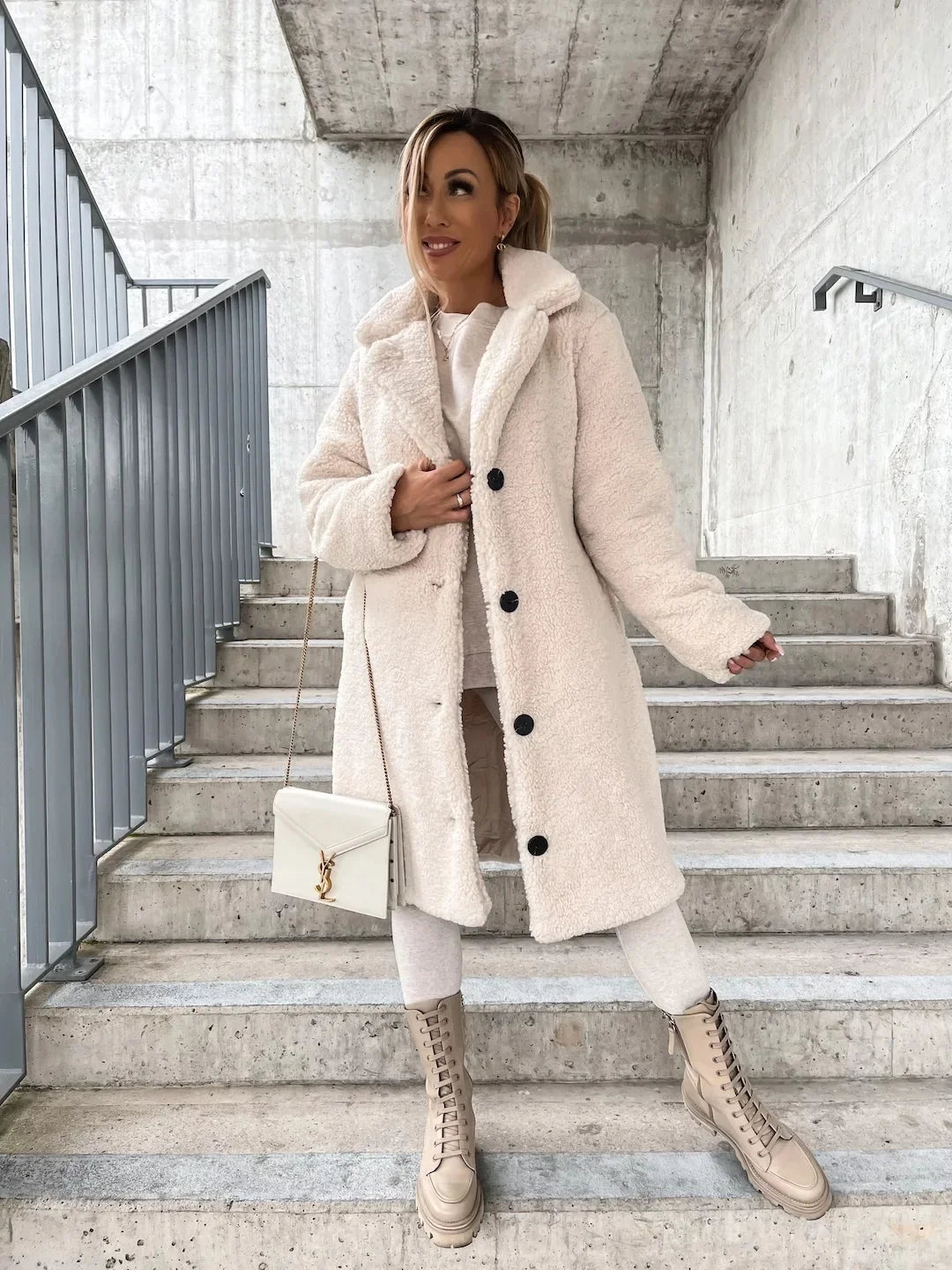 Fleece Long Coat