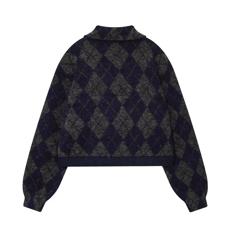 Diamond Knit Pilot Jacket