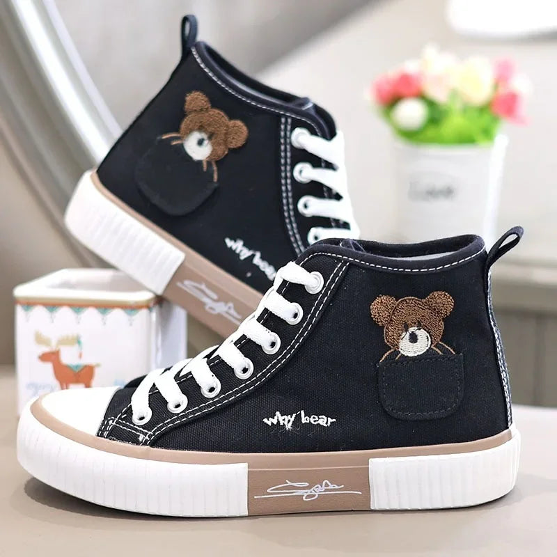Women’s High-Top Canvas Sneakers