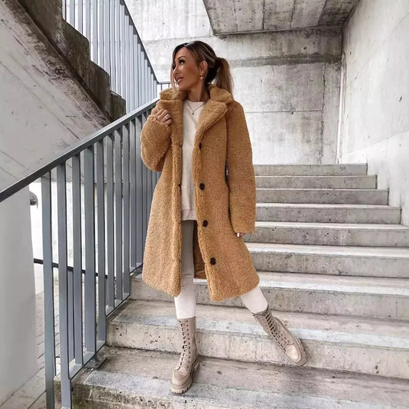 Fleece Long Coat