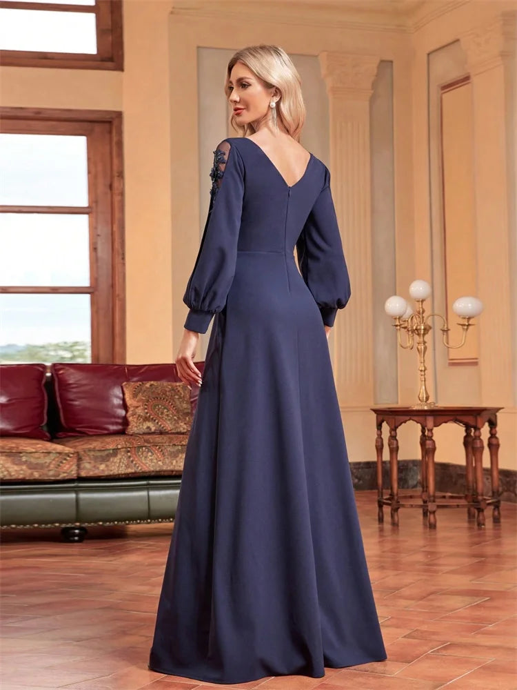 Luxury Applique Evening Gown