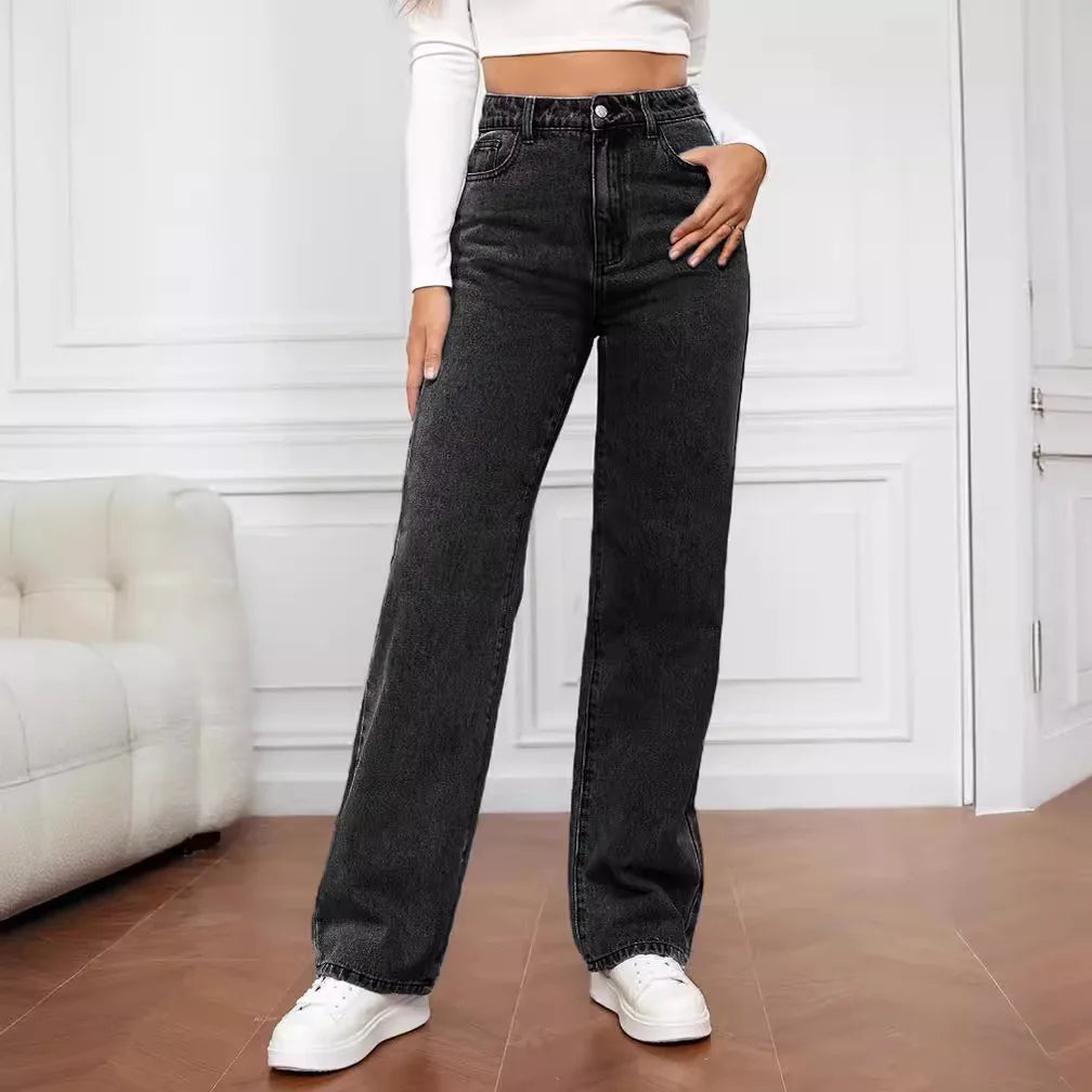 Retro Blue Baggy Jeans