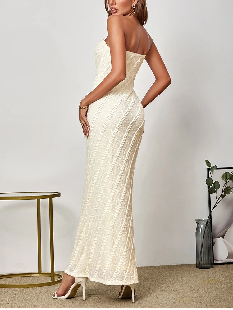 Women’s Mermaid Lace Maxi Dress