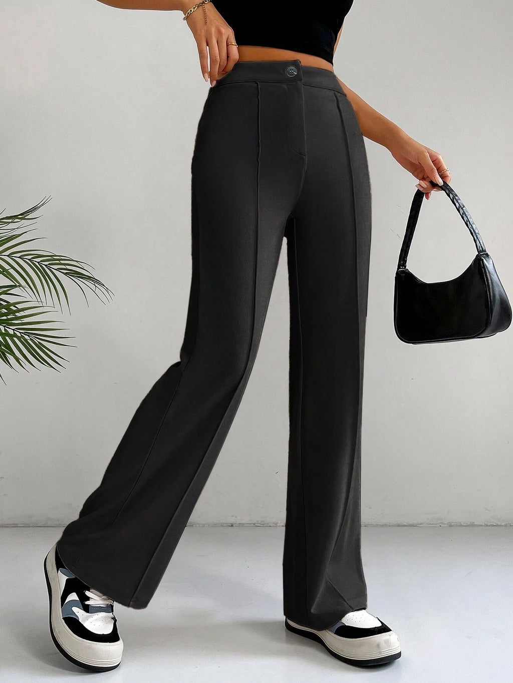 Women’s High-Waist Straight Pants