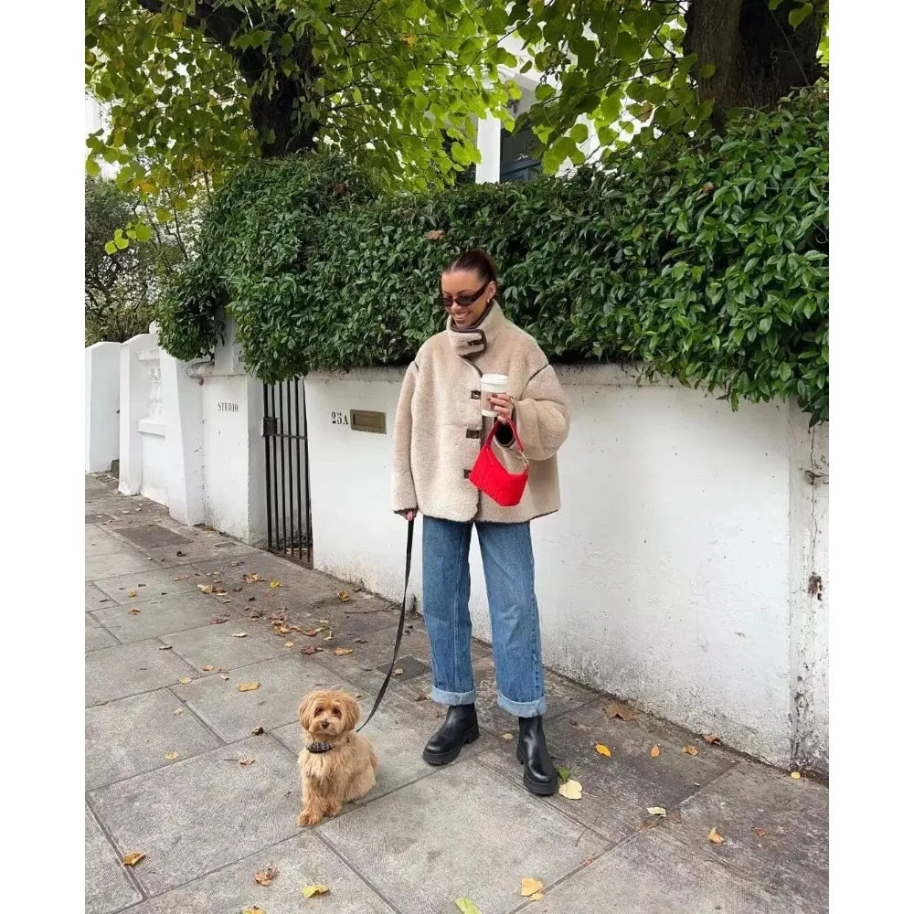 Turtleneck Fleece Jacket