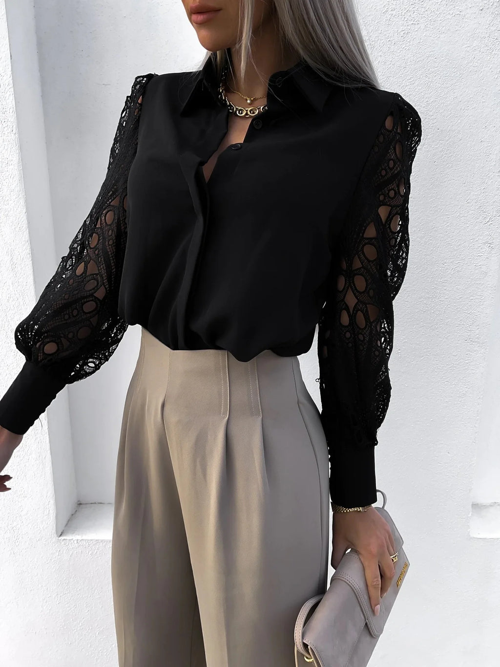 Elegant Chiffon Shirt