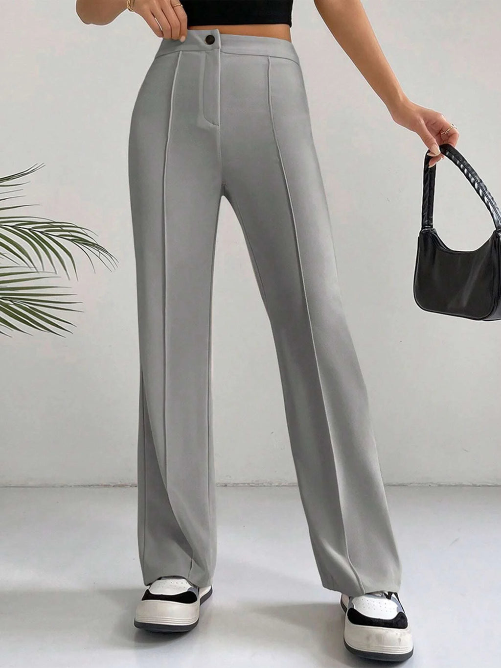 Women’s High-Waist Straight Pants