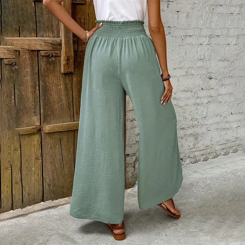 High Waist Wide Leg Pants