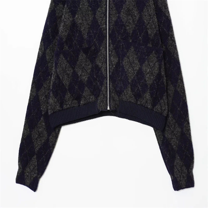 Diamond Knit Pilot Jacket