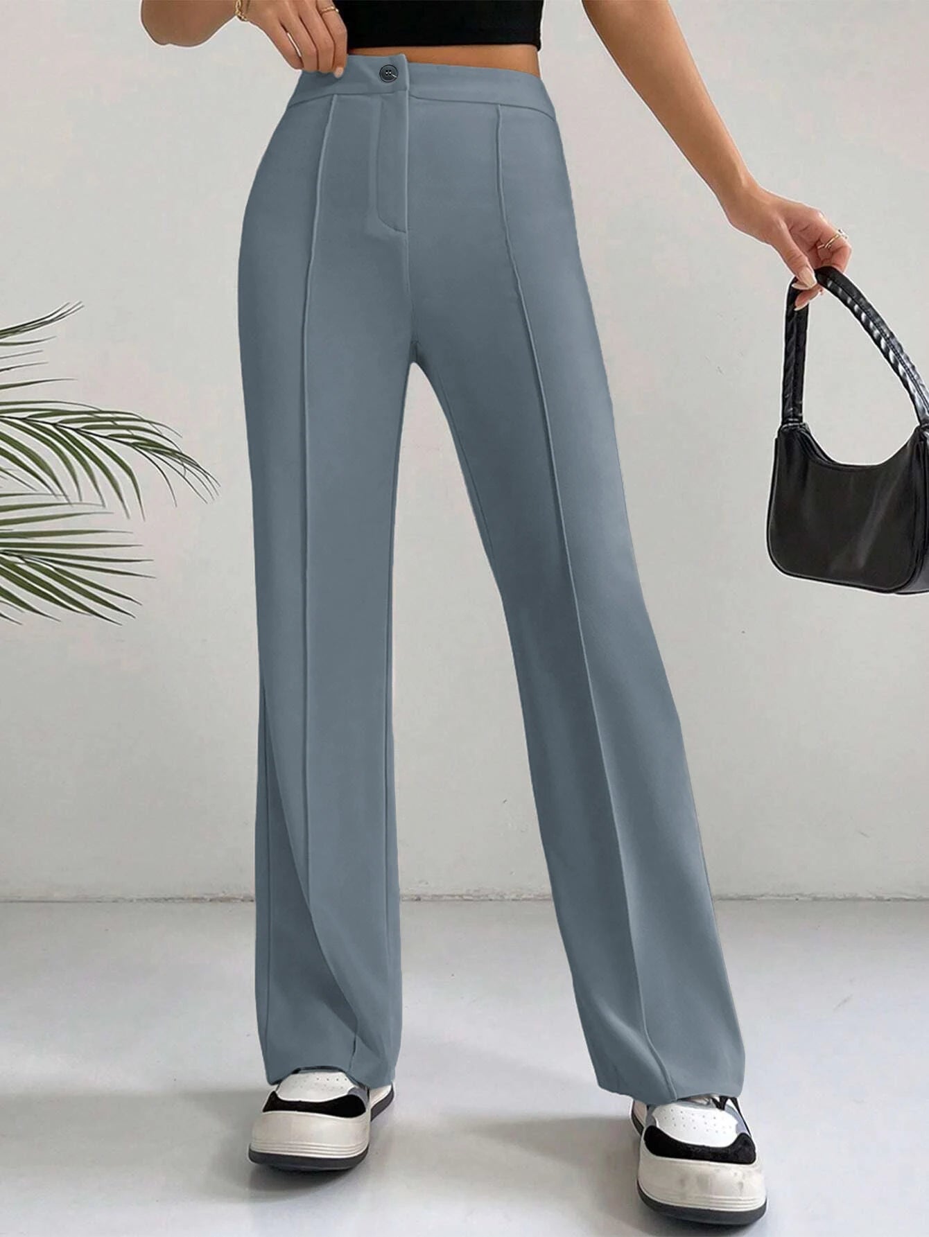 Women’s High-Waist Straight Pants