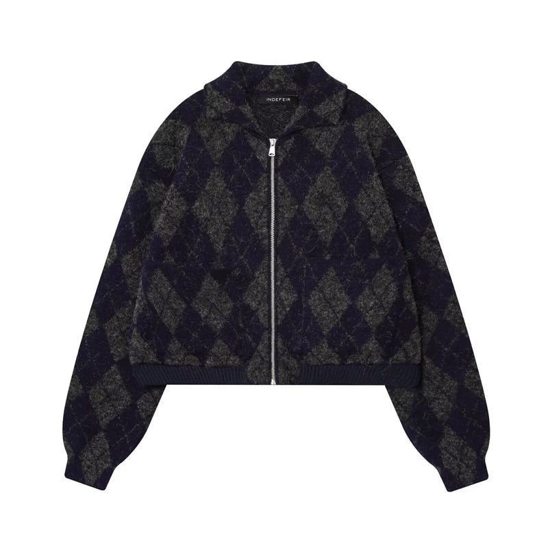 Diamond Knit Pilot Jacket