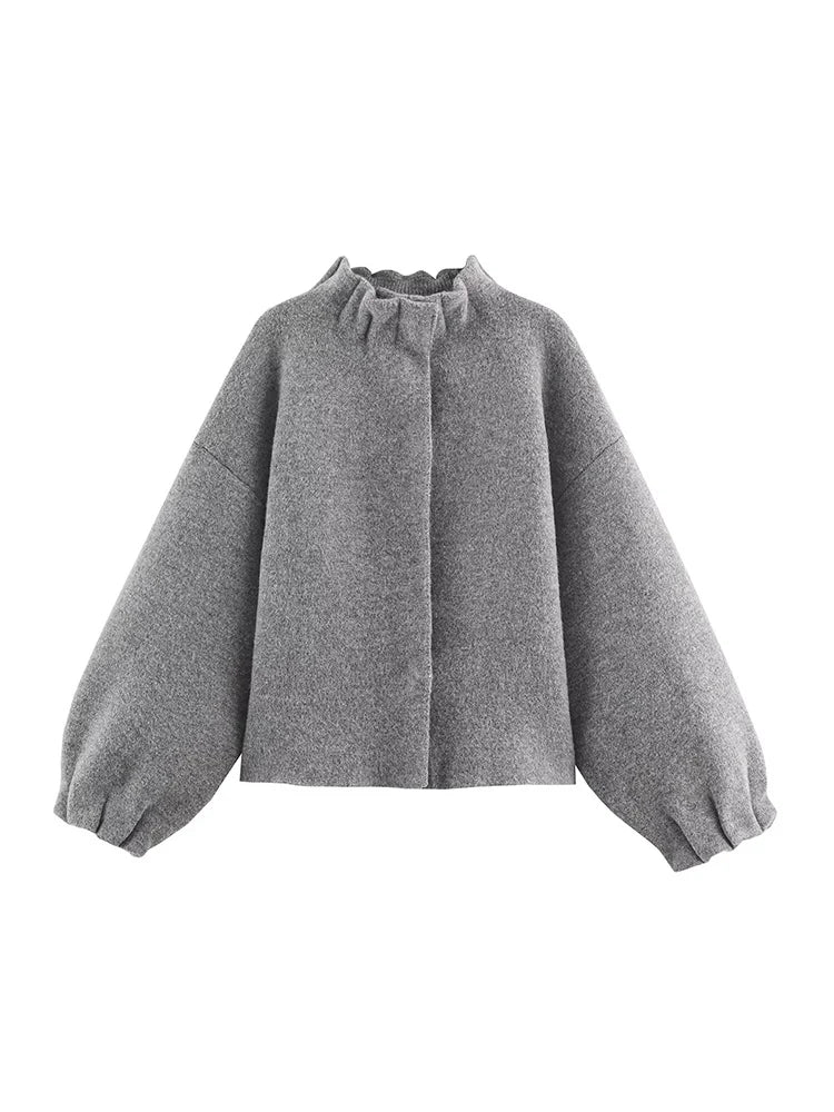 Knitted Mini Skirt Set