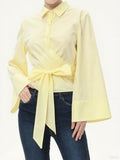 Satin Kimono Blouse
