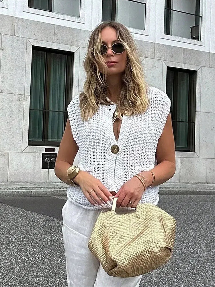Women’s Vintage Knit Vest
