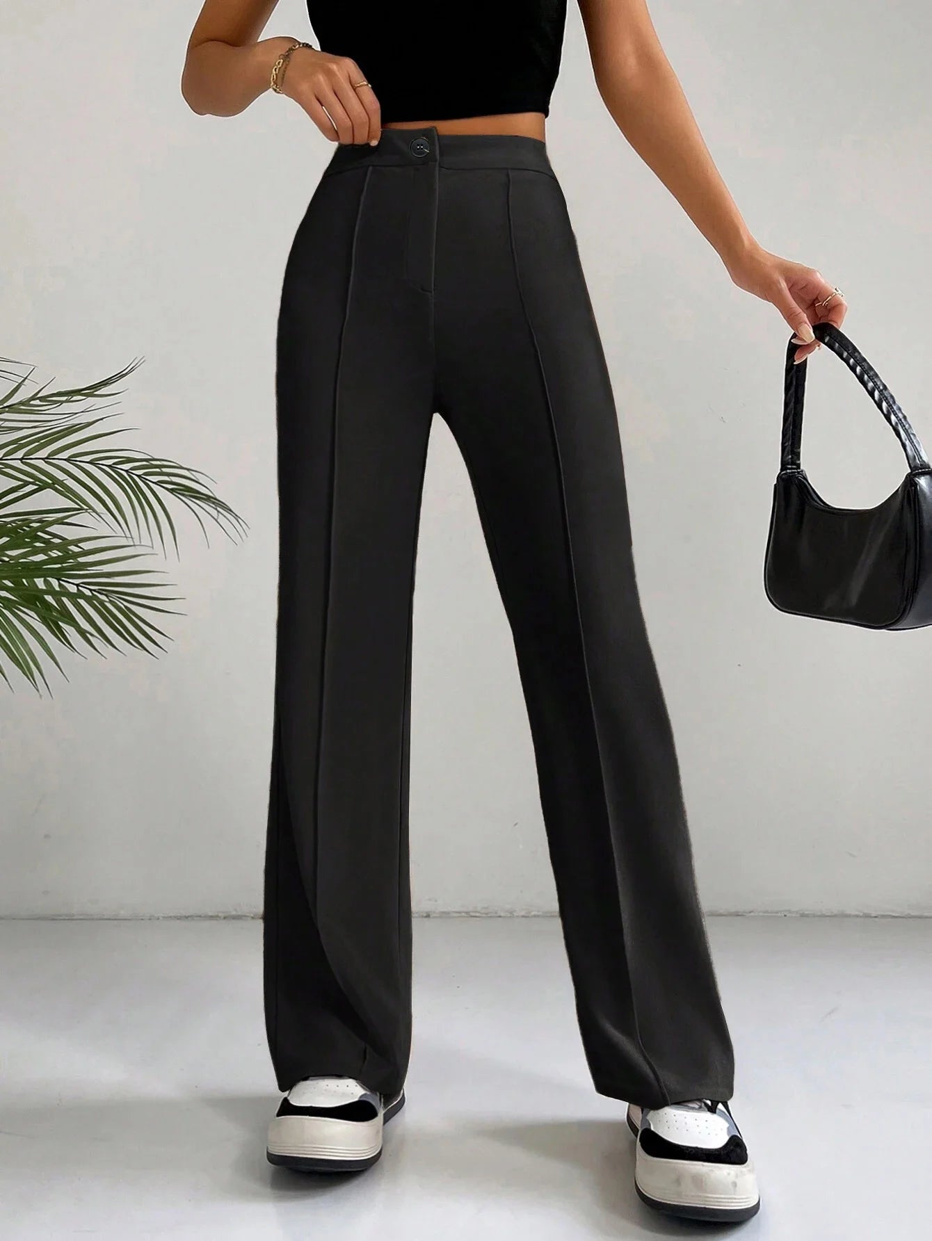 Women’s High-Waist Straight Pants