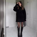 Knit Sweater Skirt Set