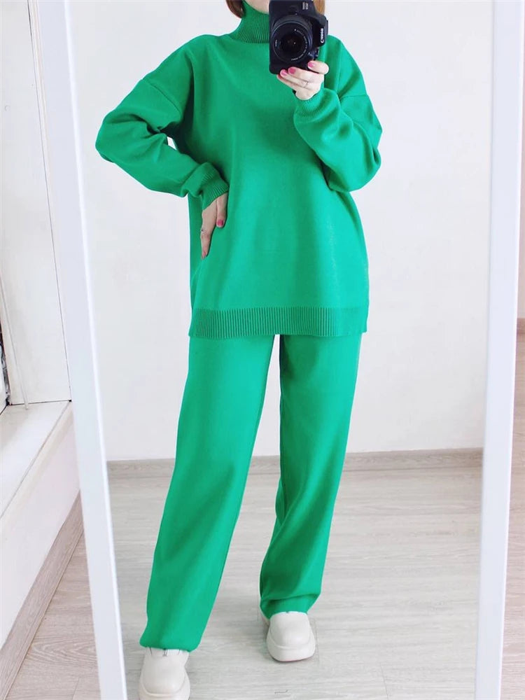 Knitted Tracksuit Set