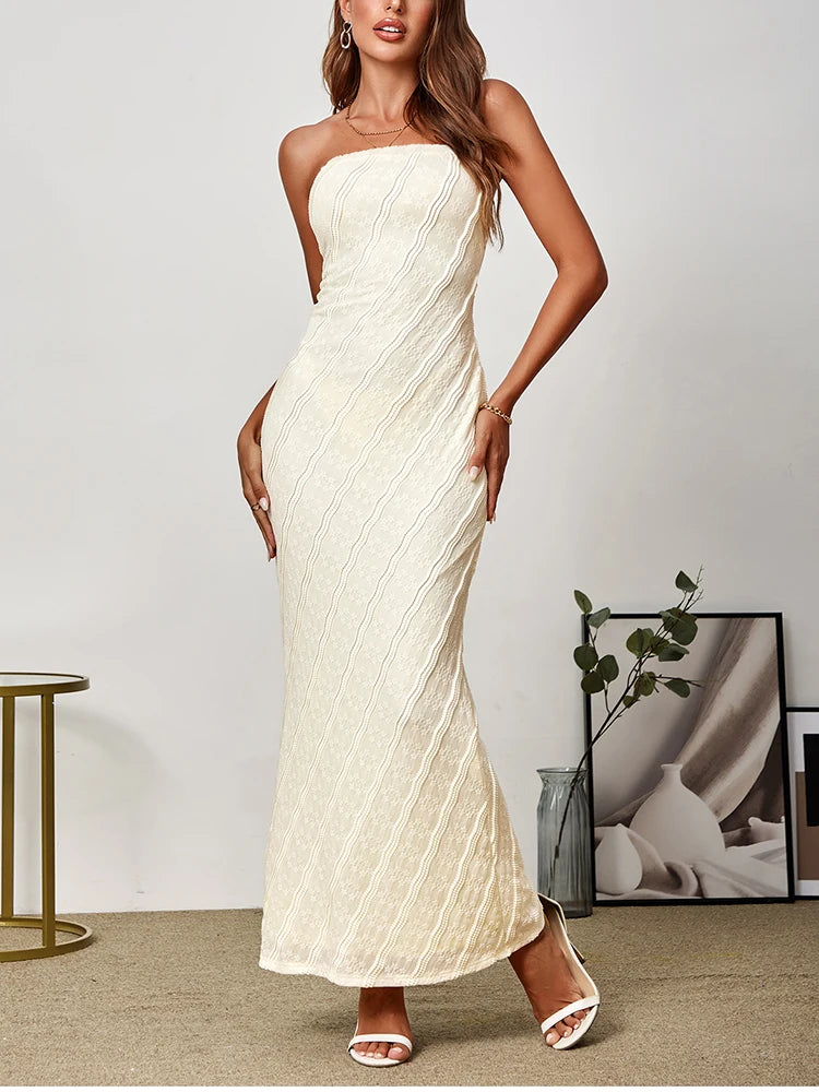 Women’s Mermaid Lace Maxi Dress
