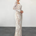 Women’s Lace Slim Midi Dress