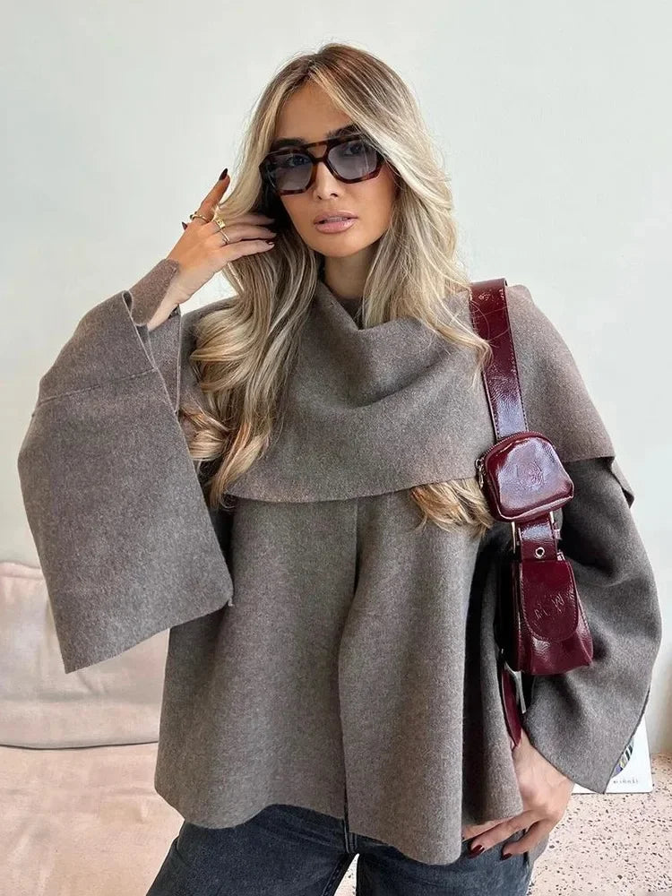 Asymmetric Knit Jacket