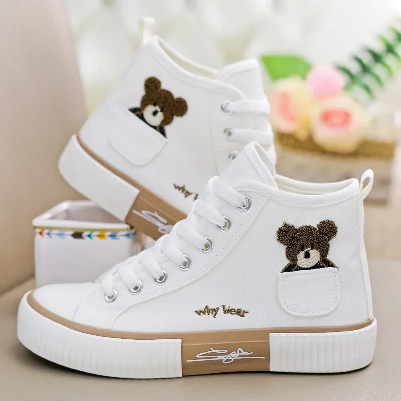 Women’s High-Top Canvas Sneakers