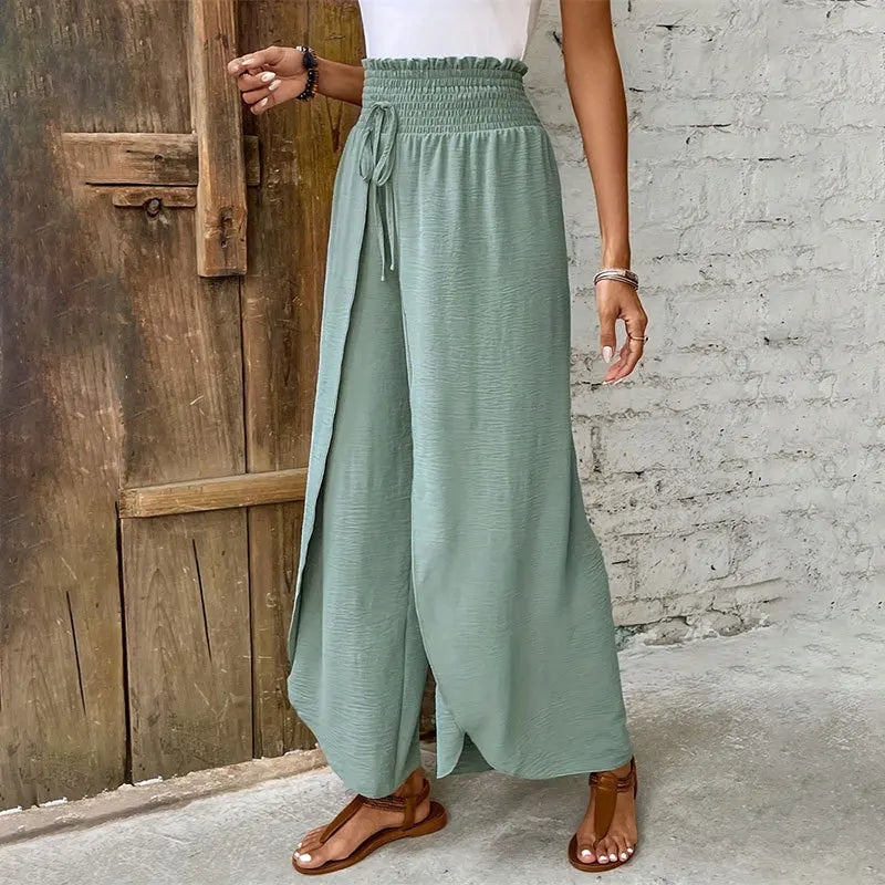 High Waist Wide Leg Pants
