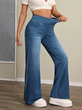 Tummy Control Wide Leg Jeans