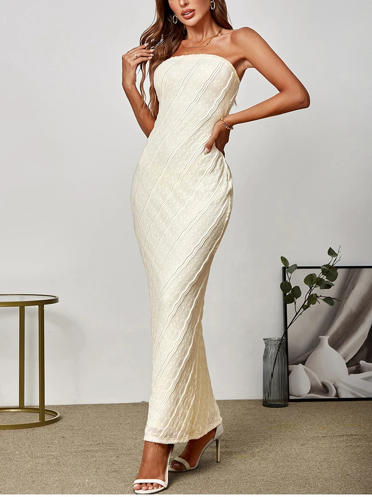Women’s Mermaid Lace Maxi Dress